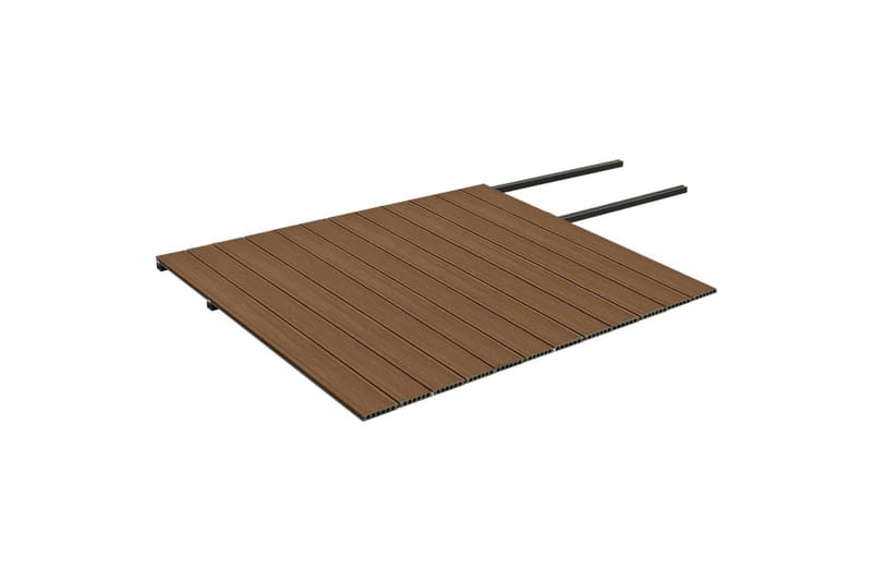 terrassebrædder med tilbehør WPC 30 m² 4 m brun og grå - Brun - Hus & renovering - Byggeri - Gulv, væg & tag - Gulv - Vinylgulv & plastik gulv