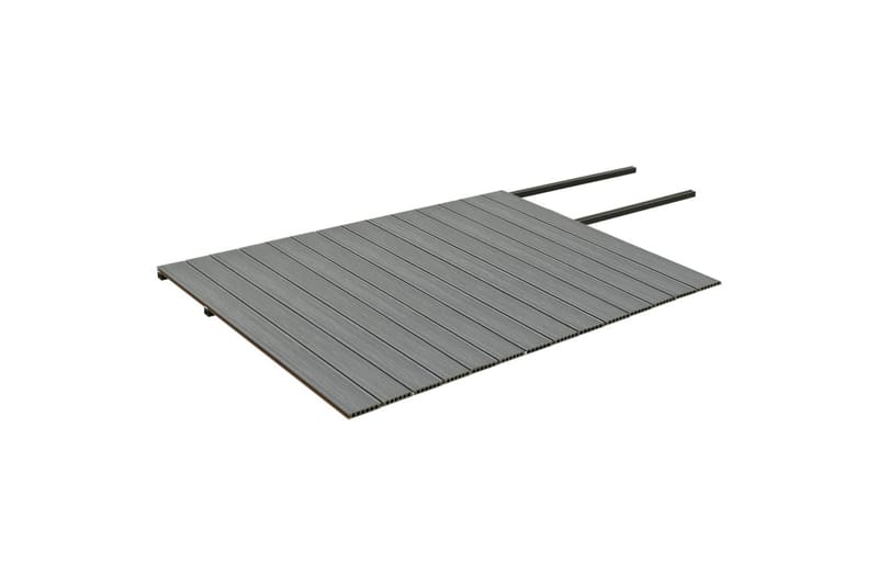 terrassebrædder med tilbehør WPC 35 m² 4 m brun og grå - Brun - Hus & renovering - Byggeri - Gulv, væg & tag - Gulv - Vinylgulv & plastik gulv