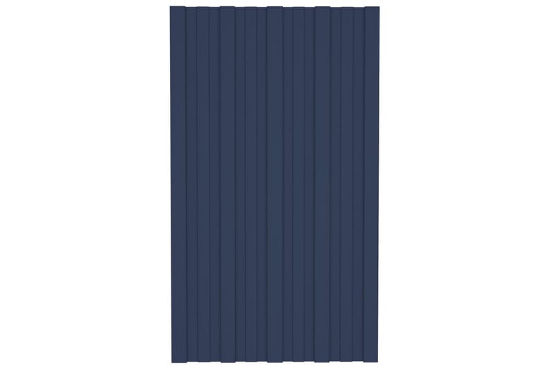 tagplader 12 stk. 80x45 cm galvaniseret stål antracitgrå - Hus & renovering - Byggeri - Gulv, væg & tag - Plademateriale & byggeplader - Loftpanel-loftplader