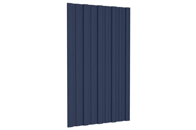 tagplader 12 stk. 80x45 cm galvaniseret stål antracitgrå - Hus & renovering - Byggeri - Gulv, væg & tag - Plademateriale & byggeplader - Loftpanel-loftplader