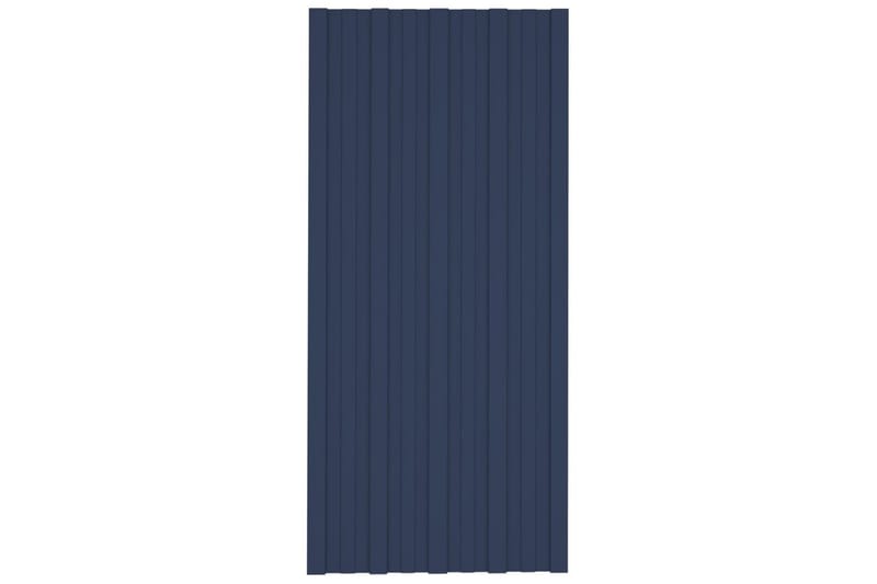 tagplader 36 stk. 100x45 cm galvaniseret stål antracitgrå - Hus & renovering - Byggeri - Gulv, væg & tag - Plademateriale & byggeplader - Loftpanel-loftplader