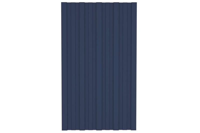 tagplader 36 stk. 80x45 cm galvaniseret stål antracitgrå - Hus & renovering - Byggeri - Gulv, væg & tag - Plademateriale & byggeplader - Loftpanel-loftplader