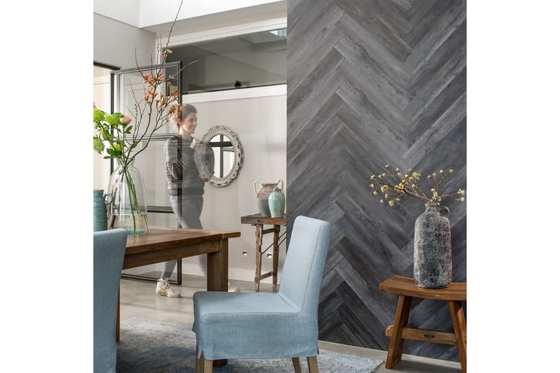 WallArt brædder genanvendt egetræslook askegrå - Grå - Hus & renovering - Byggeri - Gulv, væg & tag - Gulv & vægbeklædning - Vægpanel & panelplade