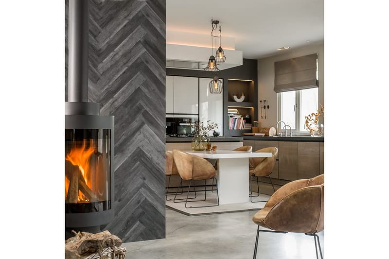 WallArt brædder genanvendt egetræslook askegrå - Grå - Hus & renovering - Byggeri - Gulv, væg & tag - Gulv & vægbeklædning - Vægpanel & panelplade