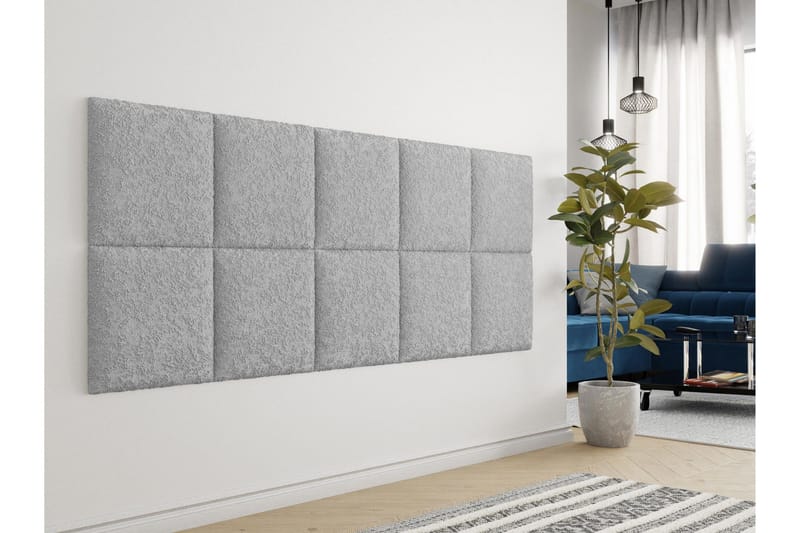 Zaratuz Vægpanel 42x42 cm - Lysegrå - Hus & renovering - Byggeri - Gulv, væg & tag - Plademateriale & byggeplader - Inderpanel