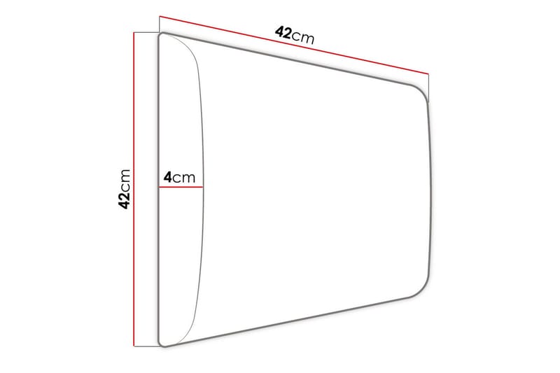 Zaratuz Vægpanel 42x42 cm - Lysegrå - Hus & renovering - Byggeri - Gulv, væg & tag - Plademateriale & byggeplader - Inderpanel