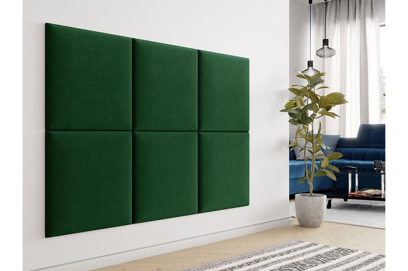 Zaratuz Vægpanel 60x60 cm - Grøn - Hus & renovering - Byggeri - Gulv, væg & tag - Plademateriale & byggeplader - Inderpanel