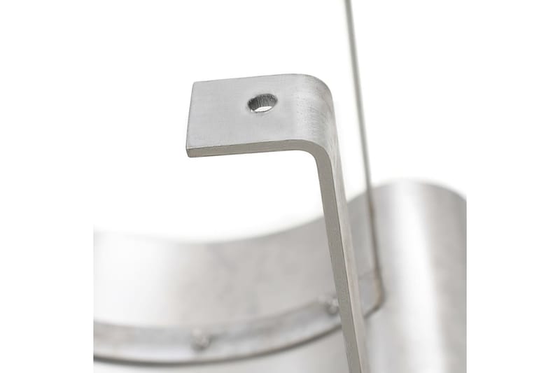 skorstenshætte i rustfrit stål sølvfarvet - Sølv - Skorstenshætte