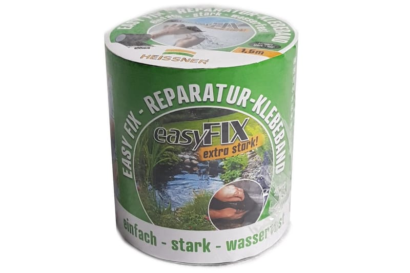 Reparationstape Heissner EasyFix 150 x 10 cm Sort - Sort - Hus & renovering - Byggeri - Søm, skruer & montering