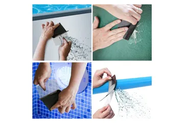 Reparationstape Heissner EasyFix 150 x 10 cm Sort - Sort - Hus & renovering - Byggeri - Søm, skruer & montering