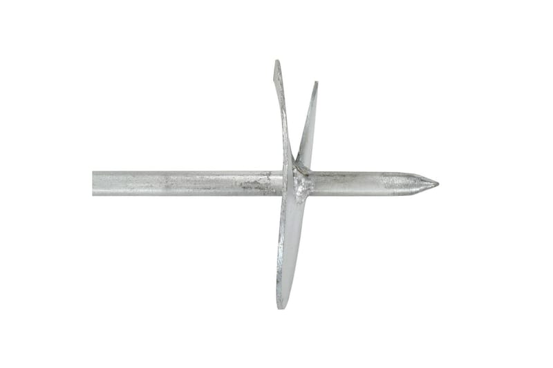 Jordankre 6 Stk. 10x60 cm Galvaniseret Metal - Hus & renovering - Byggeri - Søm, skruer & montering
