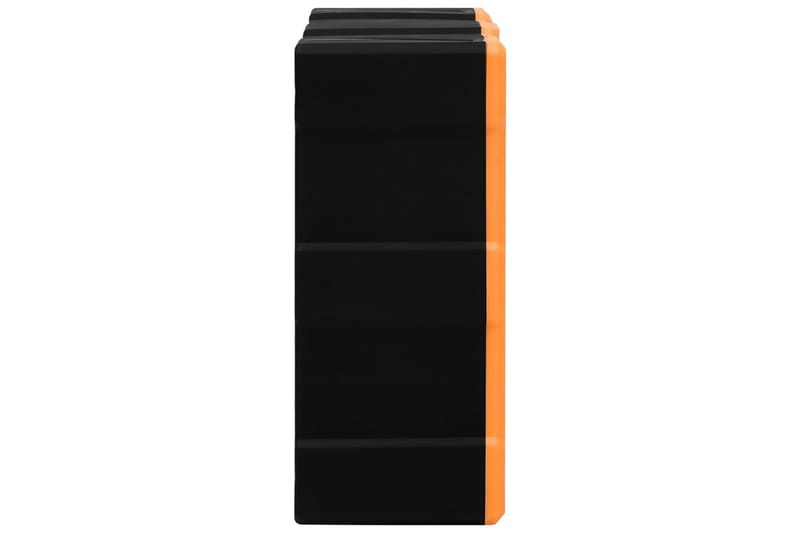 skuffereol med 8 store skuffer 52x16x37 cm - Orange - Hus & renovering - Garage & værksted - Garageinteriør & garageopbevaring