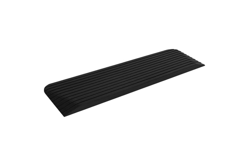 dørtrinsrampe 110x32x3,8 cm gummi - Hus & renovering - Byggeri - Træ & tømmer - Sokkel & lister - Tærskel & niveauliste
