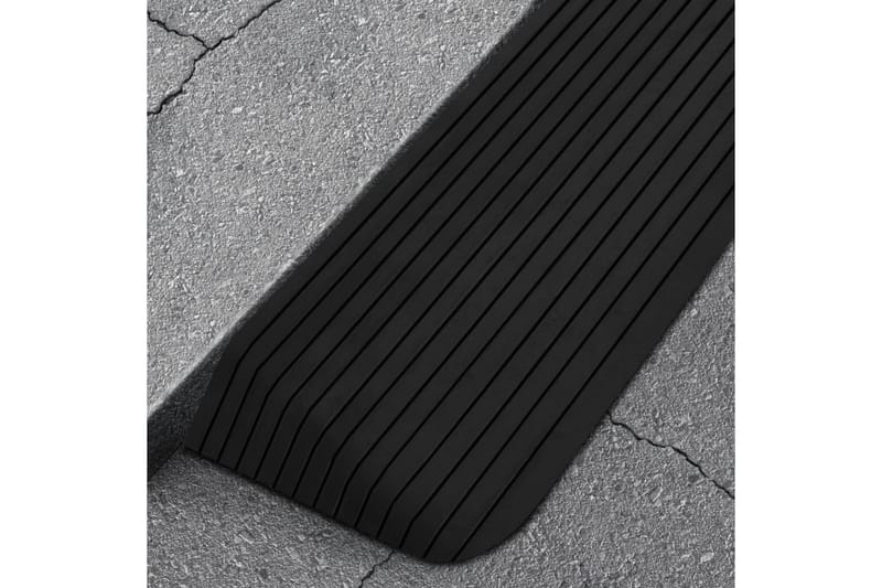 dørtrinsrampe 110x41x5 cm gummi - Hus & renovering - Byggeri - Træ & tømmer - Sokkel & lister - Tærskel & niveauliste