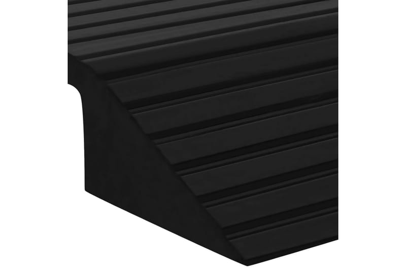 dørtrinsrampe broform 3 stk. 49x39x7,5 cm gummi - Hus & renovering - Byggeri - Træ & tømmer - Sokkel & lister - Tærskel & niveauliste