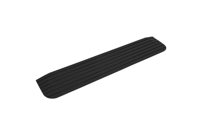 dørtrinsramper 2 stk. 110x21x2,5 cm gummi - Hus & renovering - Byggeri - Træ & tømmer - Sokkel & lister - Tærskel & niveauliste
