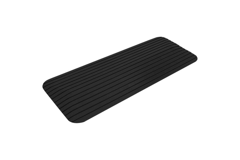 dørtrinsramper 2 stk. 110x21x2,5 cm gummi - Hus & renovering - Byggeri - Træ & tømmer - Sokkel & lister - Tærskel & niveauliste
