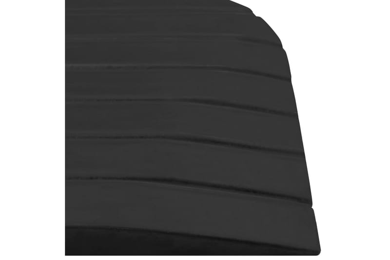 dørtrinsramper 2 stk. 110x21x2,5 cm gummi - Hus & renovering - Byggeri - Træ & tømmer - Sokkel & lister - Tærskel & niveauliste