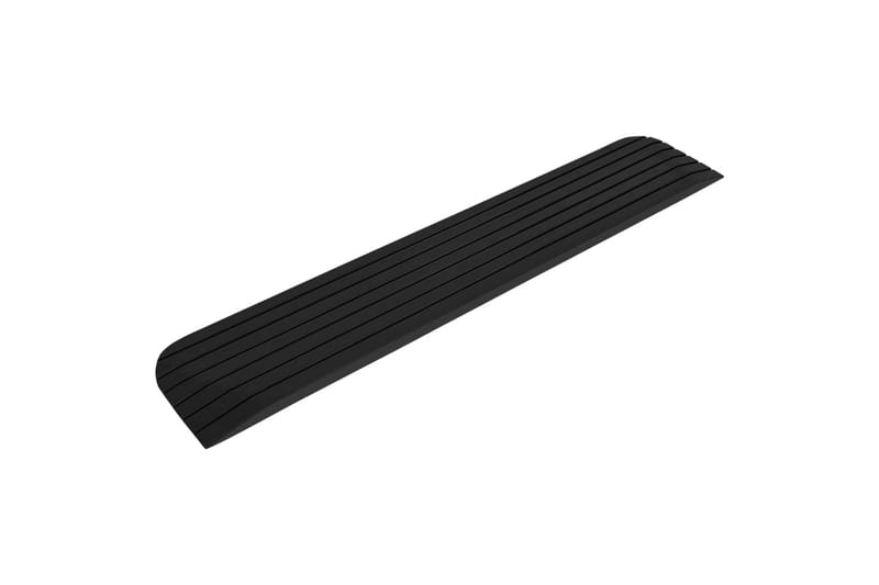 dørtrinsramper 2 stk. 110x21x2,5 cm gummi - Hus & renovering - Byggeri - Træ & tømmer - Sokkel & lister - Tærskel & niveauliste