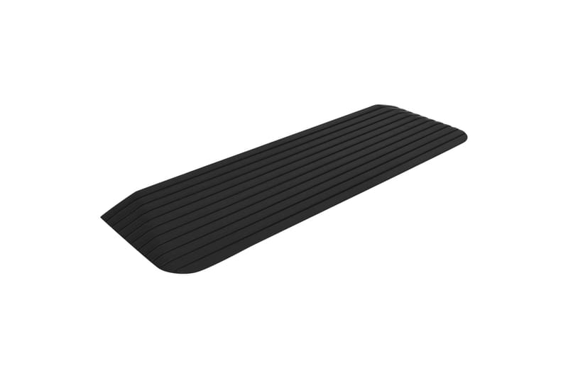 dørtrinsramper 2 stk. 110x32x3,8 cm gummi - Hus & renovering - Byggeri - Træ & tømmer - Sokkel & lister - Tærskel & niveauliste
