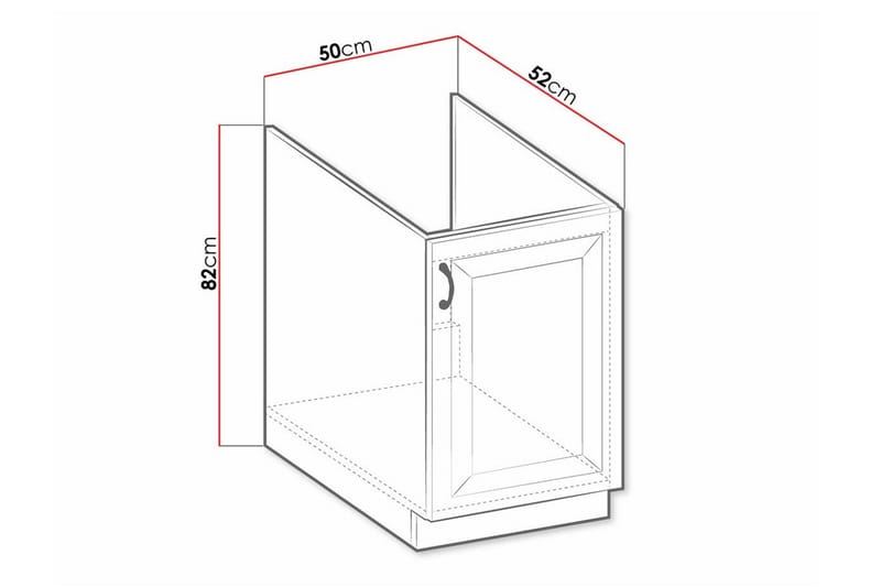 Templemore Køkkenskab 50 cm - Hus & renovering - Køkken & bad - Køkken & bryggers