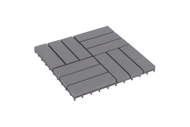 Terrassefliser 20 stk. 30x30 cm Massivt Akacietræ Gråvasket - Grå - Hus & renovering - Byggeri - Træ & tømmer - Træfliser & træbrædder - Træflise & gulv træflise