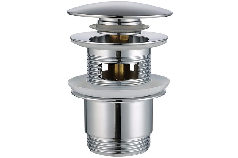 Bunventil til håndvask | Overløbsbeskyttelse | Pop-up | Krom, Lyfco