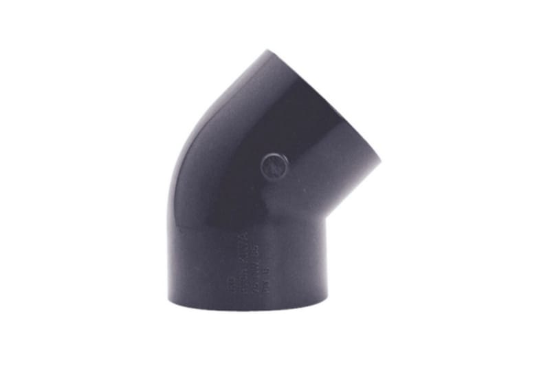 Vinkel PVC Planet Pool 45° Ø 50 mm - Have - Udendørsbad - Poolrengøring - Sandfilter