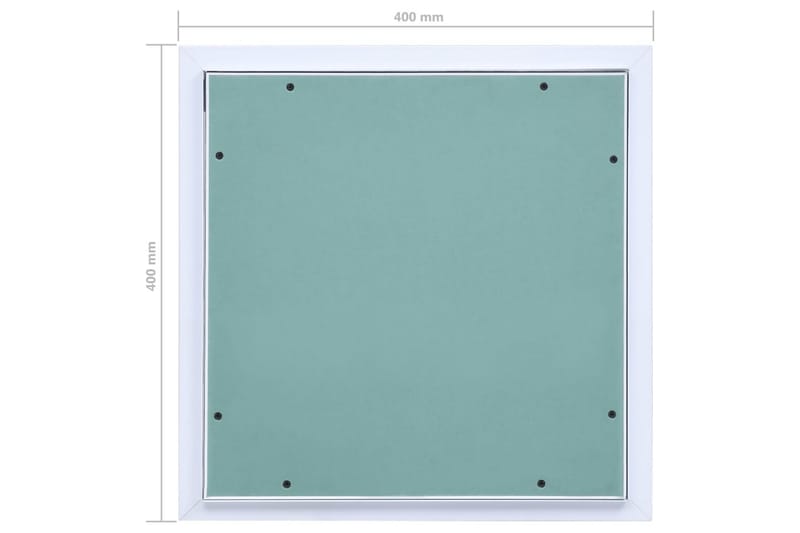 Adgangspanel 400X400 mm Aluminiumsramme Og Gipsplade - Hus & renovering - Byggeri - Vinduer - Vinduestilbehør - Vinduesskodder