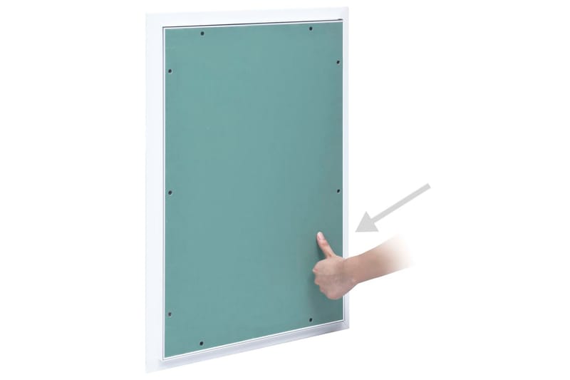 Adgangspanel 400X600 mm Aluminiumsramme Og Gipsplade - Hus & renovering - Byggeri - Vinduer - Vinduestilbehør - Vinduesskodder