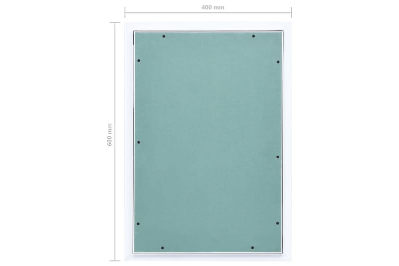 Adgangspanel 400X600 mm Aluminiumsramme Og Gipsplade - Hus & renovering - Byggeri - Vinduer - Vinduestilbehør - Vinduesskodder