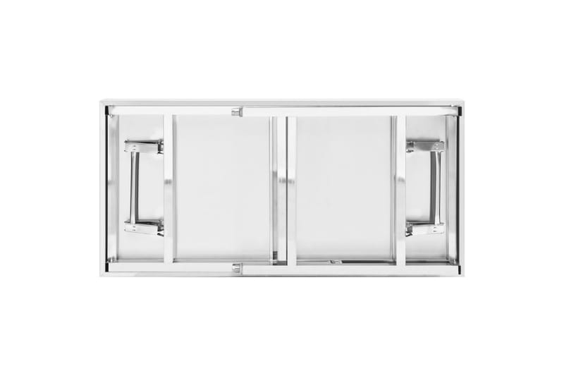 Foldbart arbejdsbord til køkken 120x60x80 cm rustfrit stål - Hus & renovering - Garage & værksted - Garageinteriør & garageopbevaring