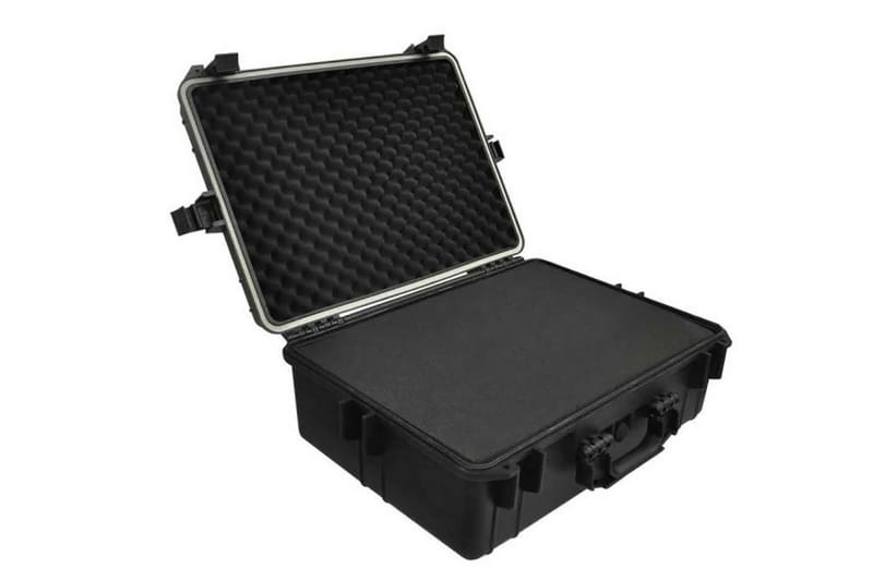 hard-case transporttaske med skum 35 L sort - Sort - Værktøjstaske - Garageinteriør & garageopbevaring