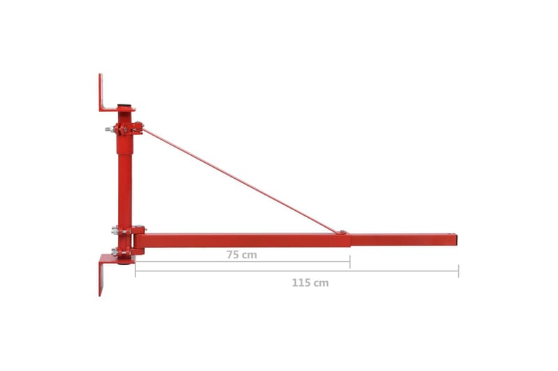 Hejsestativ 300-600 kg - Rød - Hus & renovering - Garage & værksted - Garageinteriør & garageopbevaring