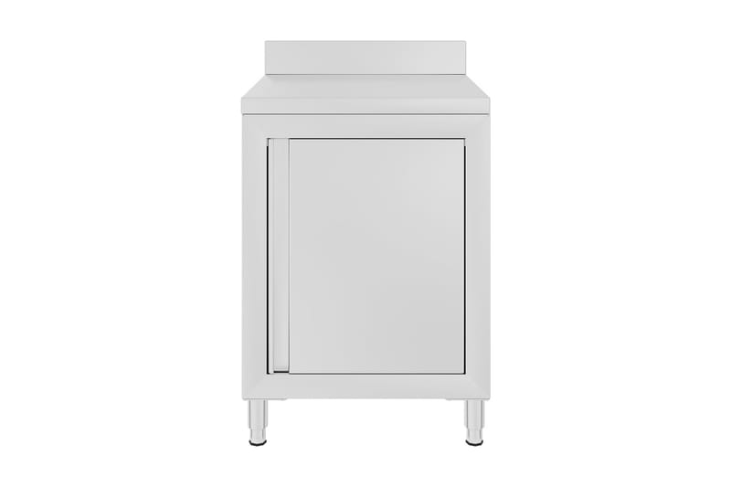 kommercielt køkkenbord med skab 60x60x96 cm rustfrit stål - Hus & renovering - Garage & værksted - Garageinteriør & garageopbevaring