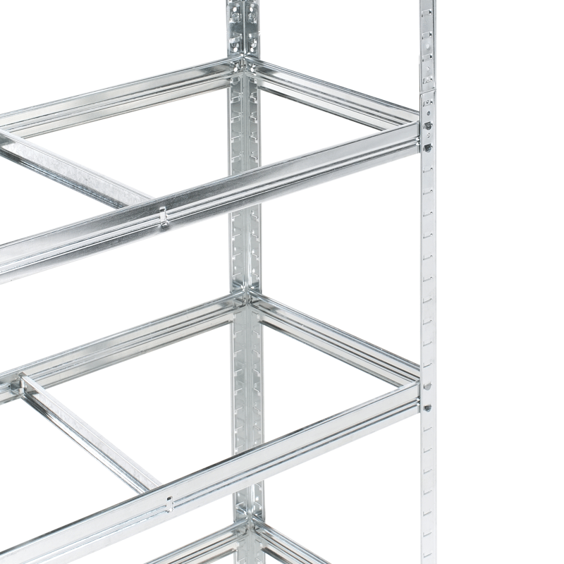 Sæt med 2 garagehylder Xitta 75 cm - Sølv/Brun - Havemøbler - Øvrigt havetilbehør - Tilbehør udendørs - Blomstereoler