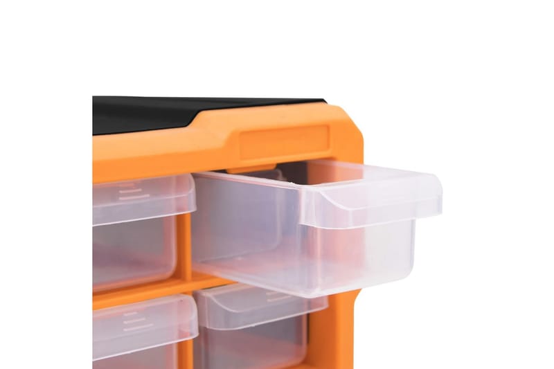 skuffereol med 39 skuffer 38x16x47 cm - Orange - Hus & renovering - Garage & værksted - Garageinteriør & garageopbevaring