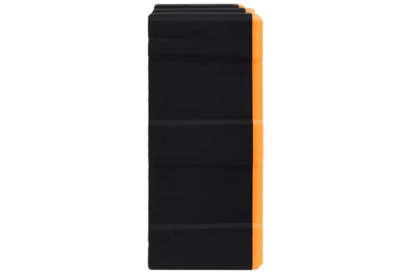 Skuffereol Med 64 Skuffer 52X16X37,5 cm - Orange - Garageinteriør & garageopbevaring - Sortimentskab
