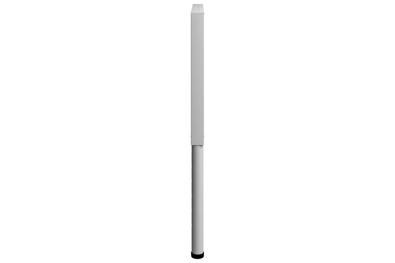 Stel til arbejdsbænk 2 stk. 85x(69-95,5) cm metal grå - Grå - Hus & renovering - Garage & værksted - Garageinteriør & garageopbevaring
