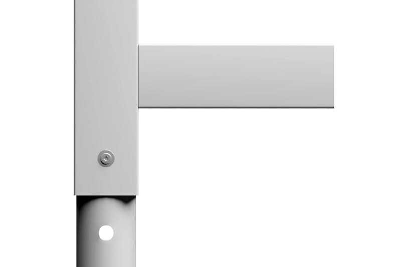 Stel til arbejdsbænk 2 stk. 85x(69-95,5) cm metal grå - Grå - Hus & renovering - Garage & værksted - Garageinteriør & garageopbevaring
