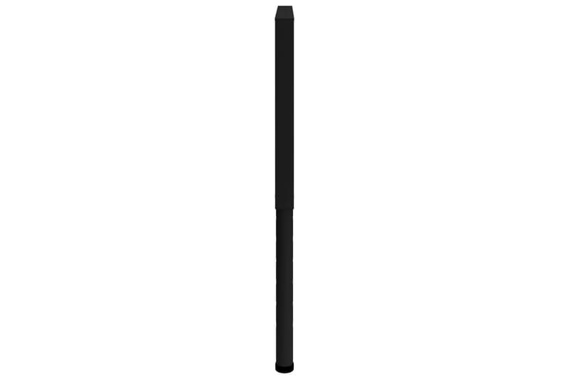Stel til arbejdsbænk 2 stk. 85x(69-95,5) cm metal sort - Sort - Hus & renovering - Garage & værksted - Garageinteriør & garageopbevaring