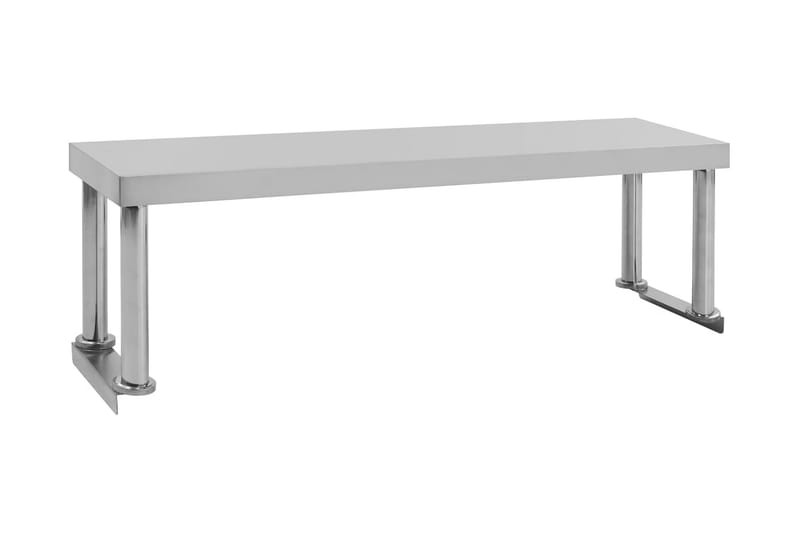 Tophylde Til Arbejdsbord 120x30x35 cm Rustfrit Stål - Hus & renovering - Garage & værksted - Garageinteriør & garageopbevaring