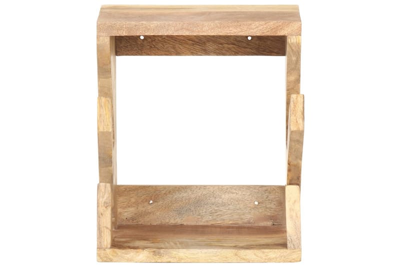 Væghængt skateboardstativ 25x20x30 cm massivt mangotræ - Hus & renovering - Garage & værksted - Garageinteriør & garageopbevaring