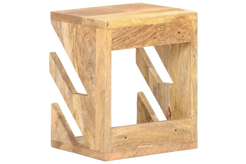 Væghængt skateboardstativ 25x20x30 cm massivt mangotræ - Hus & renovering - Garage & værksted - Garageinteriør & garageopbevaring