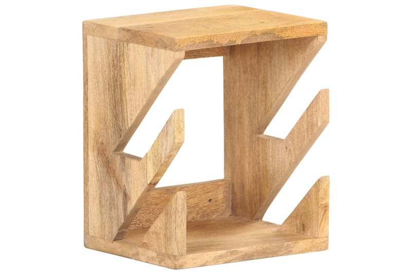 Væghængt skateboardstativ 25x20x30 cm massivt mangotræ - Hus & renovering - Garage & værksted - Garageinteriør & garageopbevaring