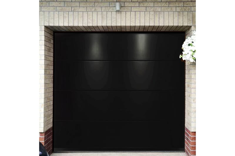 Loftskydende port med motor 2,4 m - Hus & renovering - Garage & værksted - Garageporte - Garageport