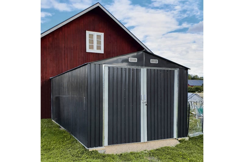 Pladegarage 18 m² komplet byggesæt, undefined