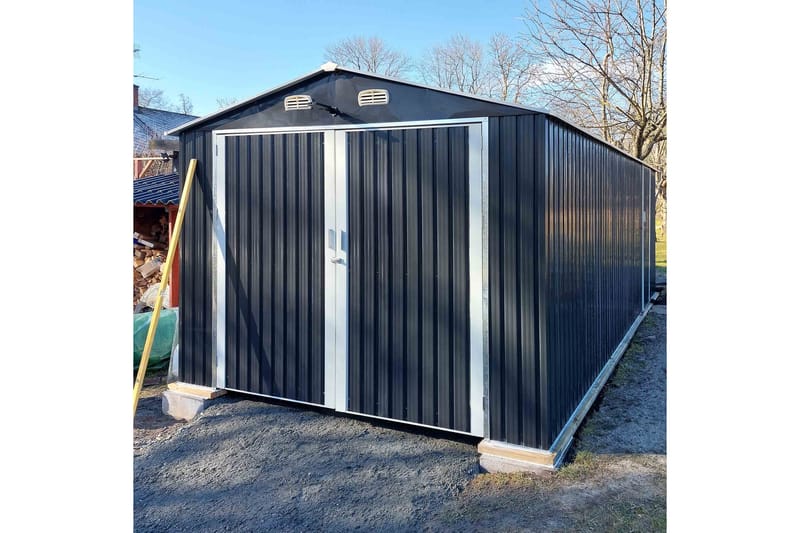 Pladegarage 18 m² komplet byggesæt - Hus & renovering - Garage & værksted - Garagehus