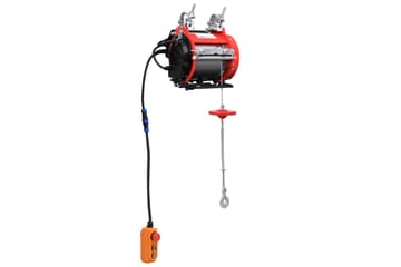 Elektrisk stilladshejs 500 kg 230 v - Rød - Hus & renovering - Garage & værksted - Garageinteriør & garageopbevaring