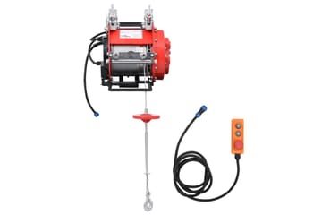 Elektrisk stilladshejs 500 kg 230 v - Rød - Hus & renovering - Garage & værksted - Garageinteriør & garageopbevaring